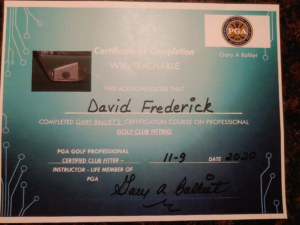 Credentials | Shoot For Par 34 Shoot For Par Gary Balliet