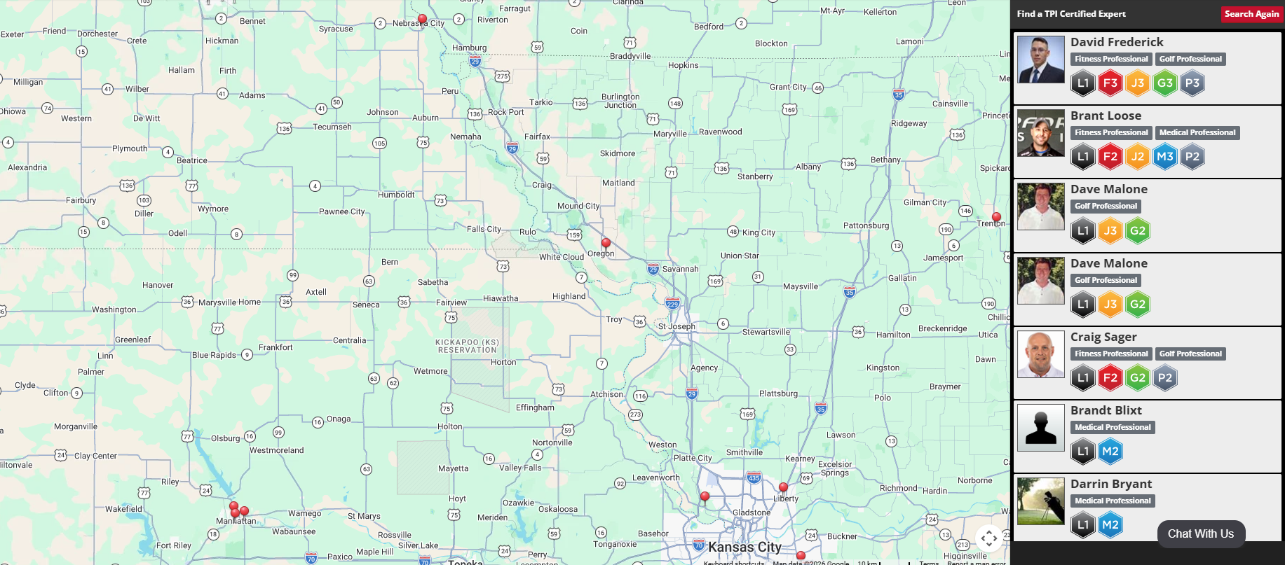 Shoot For Par TPI Map